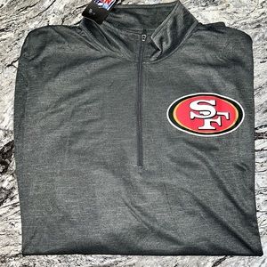 San Francisco 49ERS quarter zipper shirt